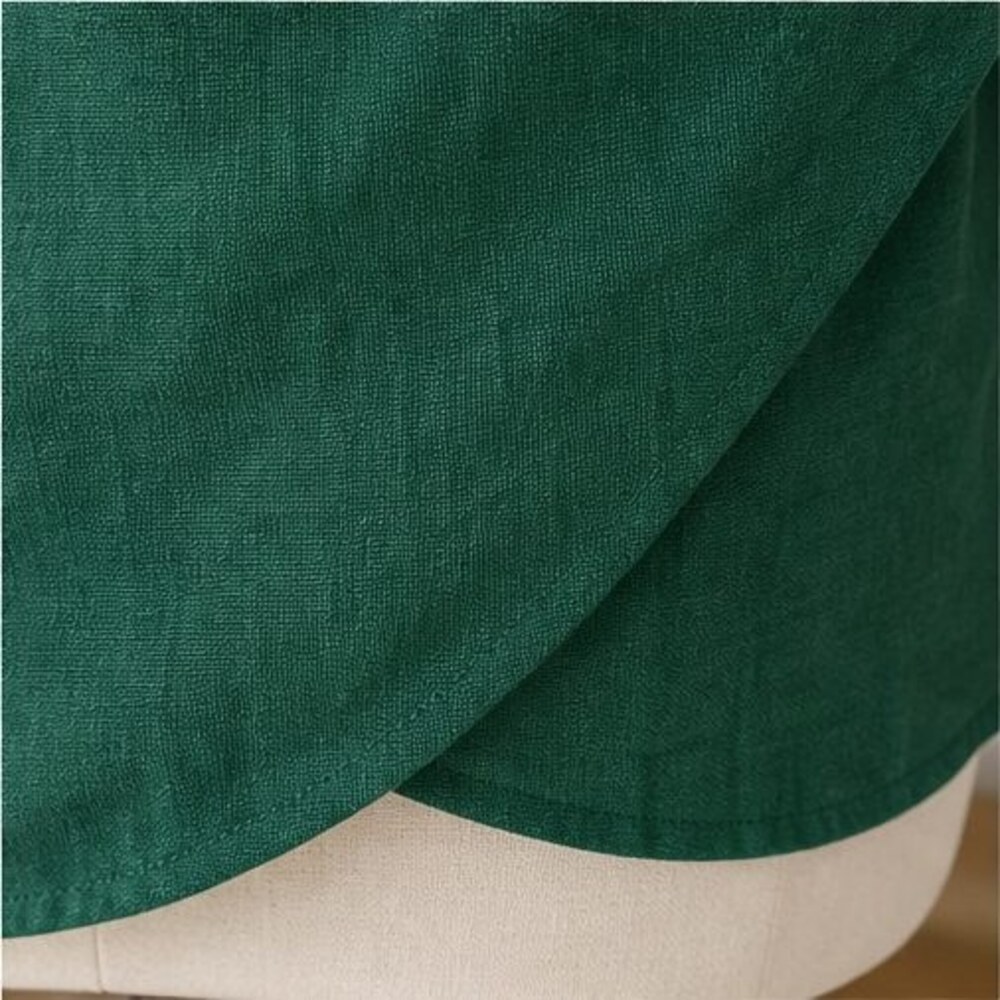 Emerald Ruffle Blouse - Picture 6 of 6